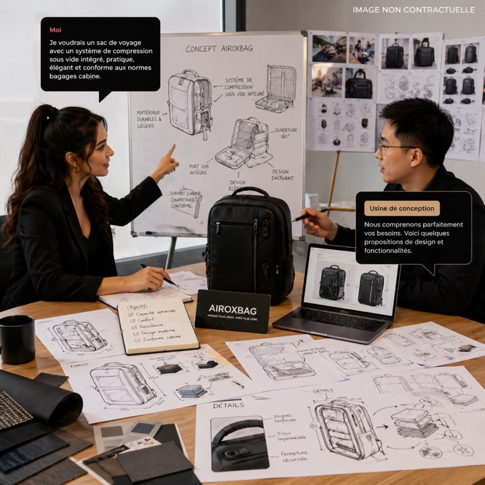 2024 — Atelier de prototypage et redesign du sac Airoxbag